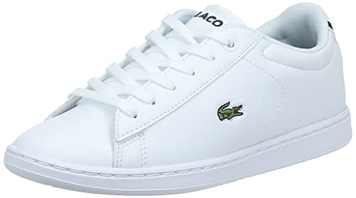 Lacoste Herren Carnaby BL21 1 SMA Sneakers, Wht/NVY, 46 EU von Lacoste
