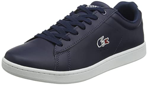 Lacoste Herren Carnaby EVO TRI22 1 SMA Sneakers, NVY/Red/Wht, 43 EU von Lacoste