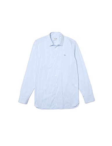 Lacoste Herren Ch0205 Woven T-Shirts, White/Overview, 44 von Lacoste