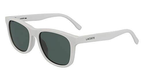 Lacoste Herren Eyewear Unisex White Sunglasses, Einheitsgröße von Lacoste