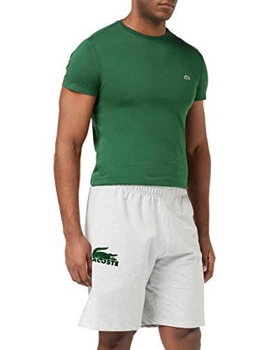 Lacoste Herren Gh5421 Pyjama-Sets, Silberfarben/Grün, XL von Lacoste