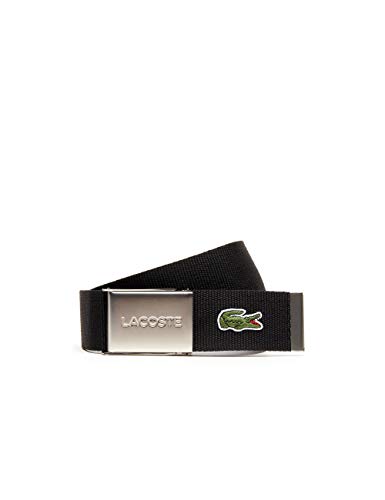 Lacoste Herren RC2012 Gürtel, Noir, 100 cm von Lacoste