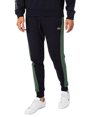 Lacoste-Herren JOGGINGHOSE-XH1428-00, Navy Blau/Dunkelgrün, L von Lacoste