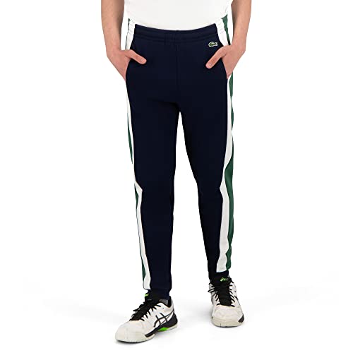 Lacoste-Herren JOGGINGHOSE-XH5589-00, Navy Blau/Grün/Weiß, XS von Lacoste