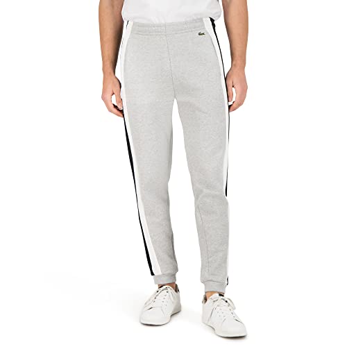 Lacoste-Herren JOGGINGHOSE-XH5589-00, Heidekraut Grau/Schwarz/Weiß, M von Lacoste