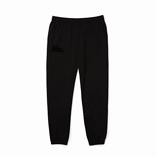 Lacoste Herren Jogginghose 3H5422, Männer Freizeithose,Sweatpants,Loungewear,Homewear,Regular Fit,Schwarz,L von Lacoste