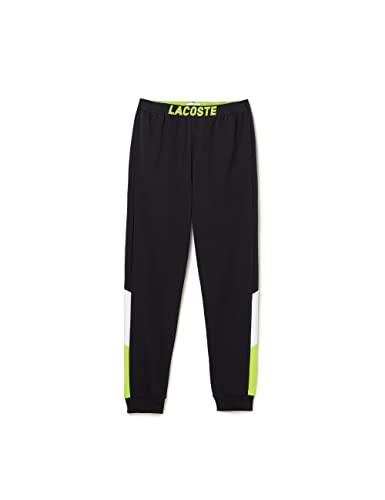 Lacoste Herren Jogginghose 3H9918, Männer Freizeithose,Sweatpants,Loungewear,Homewear,Regular Fit,Grau,S von Lacoste