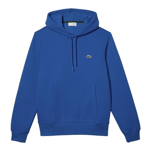 Lacoste Herren Kapuzenpullover Oberteil Sweater Jogger Hoodie, Farbe:Blau, Größe:L, Artikel:-IXW bleu von Lacoste