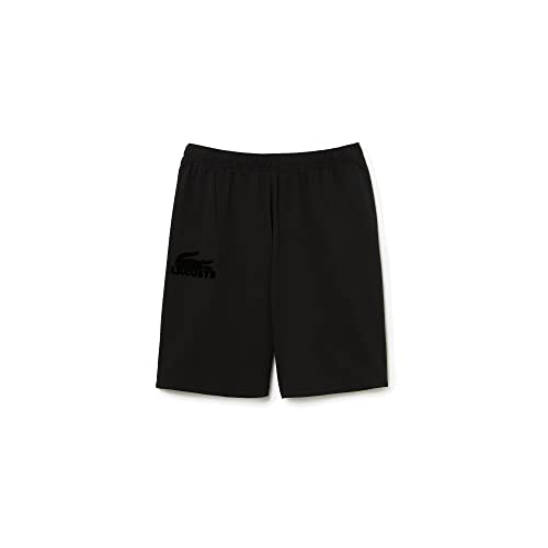 Lacoste Herren Kurze Hose GH5421, Männer Freizeit-Shorts,Regular Fit,Schwarz,XS von Lacoste