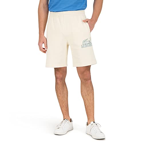 Lacoste Herren Kurze Hose GH5582, Männer Freizeit-Shorts,Loose Fit,Grün,7 von Lacoste