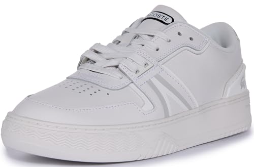 Lacoste Herren L001 0321 1 SMA Sneakers, Weiss/Offwhite (65T), 43 EU von Lacoste