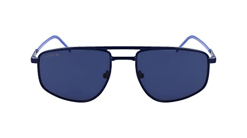 Lacoste Unisex L254S Sunglasses, 401 Matte Blue, One Size von Lacoste