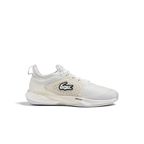 Lacoste Herren Low-Top Sneaker AG-LT23 LITE 123 1 SMA, Männer Halbschuhe,schnürer,straßenschuhe,Strassenschuhe,Turnschuhe,Weiss (21G),40 EU / 6.5 UK von Lacoste