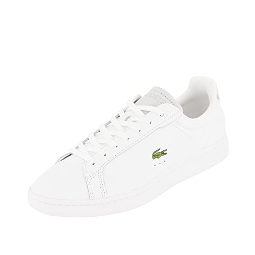 Lacoste Herren Low-Top Sneaker Carnaby PRO 123 2 SMA, Männer Halbschuhe,Strassenschuhe,Sportschuhe,Freizeitschuhe,Weiss/HELLGRAU (14X),43 EU / 9 UK von Lacoste