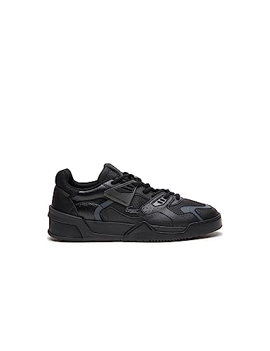 Lacoste Herren Low-Top Sneaker T-Clip 0120 2 SMA, Männer Halbschuhe,schnürschuhe,schnürer,Business,Freizeit,BLK/BLK (02H),45 EU / 10.5 UK von Lacoste