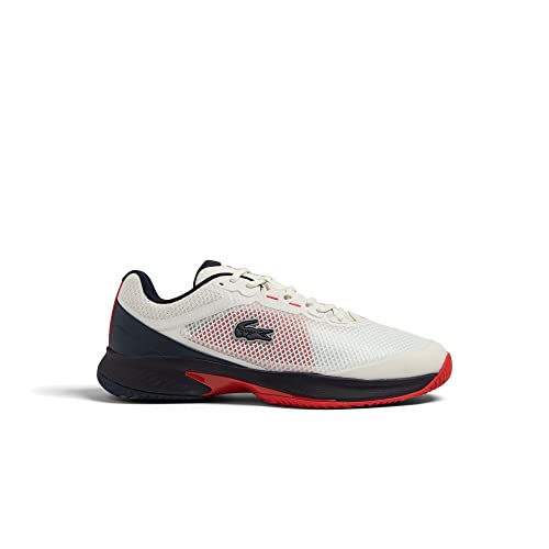 Lacoste Herren Low-Top Sneaker TECH Point 123 1 SMA, Männer Halbschuhe,Freizeitschuhe,Laufschuhe,schnürer,Offwhite/Marineblau (WN1),40 EU / 6.5 UK von Lacoste