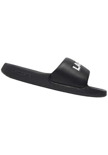 Lacoste Herren Men's Serve Slide 1.0 Sandale, BLK/WHT, 42 EU Lacoste Herren Men's Serve Slide 1.0 Sandale, BLK/WHT, 42 EU von Lacoste