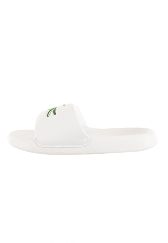 Lacoste Herren Men's Serve Slide 1.0 Sandale, WHT/BLK, 43 EU von Lacoste