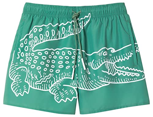 Lacoste Herren Mh5660 Swimwear, Ash Tree/Green, 50 von Lacoste