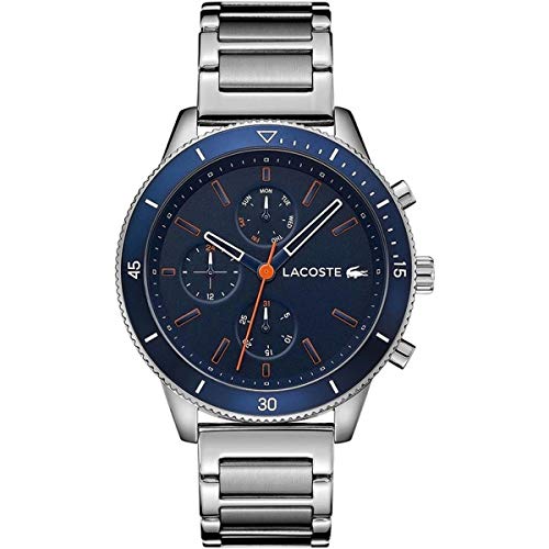 Lacoste Herren Multi Zifferblatt Quarz Uhr mit Edelstahlarmband 2010995 von Lacoste