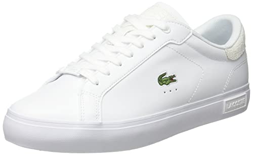 Lacoste Herren POWERCOURT 1121 1 SMA Sneakers, Wht/Wht, 47 EU von Lacoste