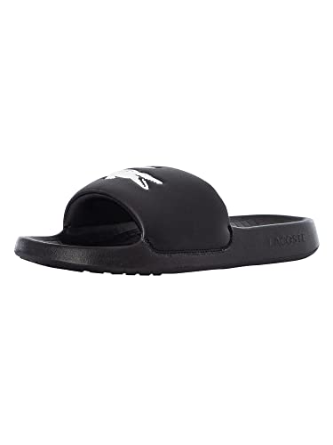 Lacoste Herren Croco 1.0 Synthetic Slides Sandale, Schwarz, 46 EU von Lacoste