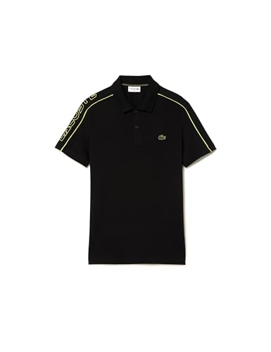 Lacoste Herren Ph1426 Paris Polo Regular Fit, Schwarz/Lila, L von Lacoste