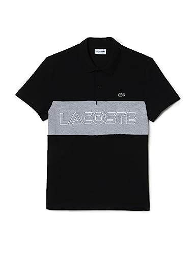 Lacoste Herren Ph1470 Paris Polo Regular Fit, Schwarz/Chinesisches Silber, 56 von Lacoste