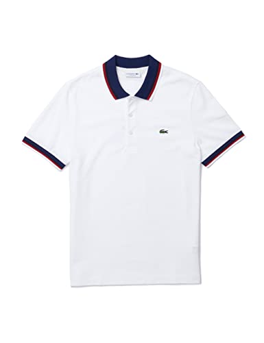 Lacoste Herren Ph3461 Paris Polo Regular Fit, weiß, L von Lacoste