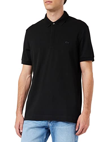 Lacoste Herren Polo-Shirt Kurzarm PH5522, Männer Polo-Hemd,verdeckte Knopfleiste,Regular Fit,Schwarz,9 von Lacoste