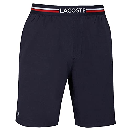 Lacoste Herren Pyjamahose GH3448, Männer Pyjama-Unterteil,Schlafanzughose,Jogginghose,Sweatpants,Loungewear,Blau,L von Lacoste