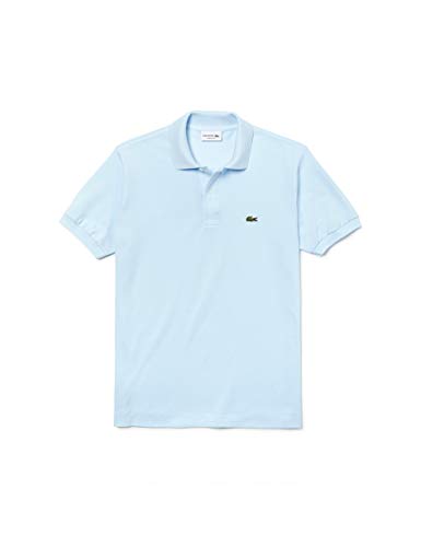 Lacoste Herren Polo-Shirt Kurzarm L1212, Männer Polo-Hemd,2 Knopf,Regular Fit,Blau,7 von Lacoste