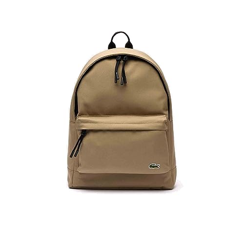 Lacoste Herren Rucksack BACKPACK, Rucksack,Daypack,Notebook,Fach,Business,Arbeit,Schule,Freizeit,BEIGE (M46),Einheitsgröße (One Size) von Lacoste