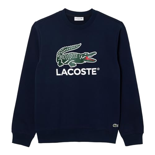 Lacoste Herren SH1281 Sweatshirt, Marine, L von Lacoste