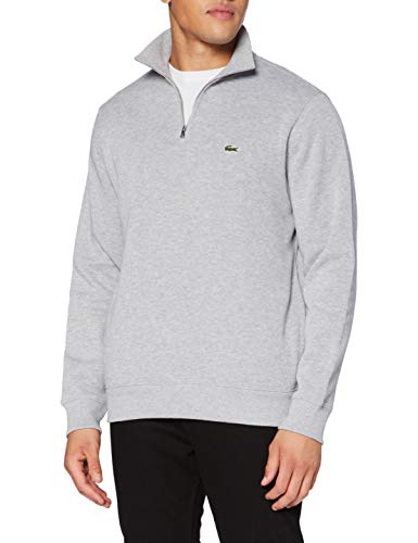 Lacoste Herren SH1927 Sweatshirt, Argent Chine/Noir, S von Lacoste