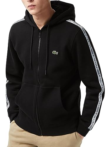 Lacoste Herren SH5065 Sweatshirts, Black, XS von Lacoste