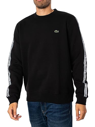 Lacoste Herren SH5073 Sweatshirts, Black, S von Lacoste