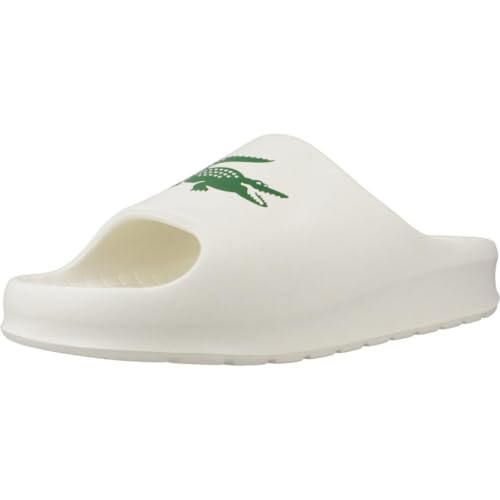 Lacoste Serve Slide 2.0 Herren Sandalen, Off Wht Dk Grn, 43 EU Lacoste Serve Slide 2.0 Herren Sandalen, Off Wht Dk Grn, 43 EU von Lacoste