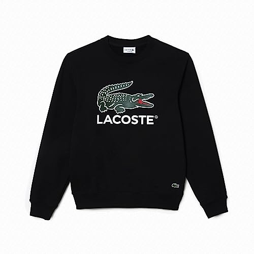 Lacoste Herren Sh1281 Sweatshirt, Schwarz, L von Lacoste