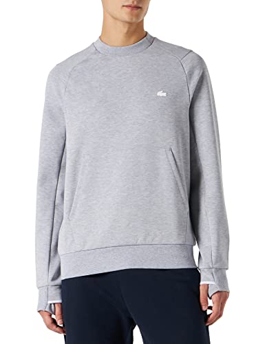 Lacoste Herren Sh2695 Sweatshirts, Silber-China, L von Lacoste