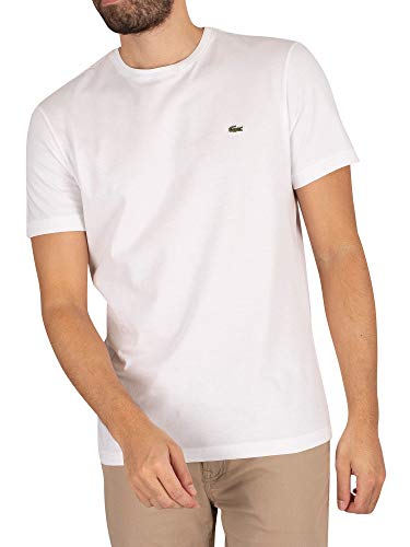 Lacoste Herren Th2038 T Shirt, Blanc, L EU von Lacoste