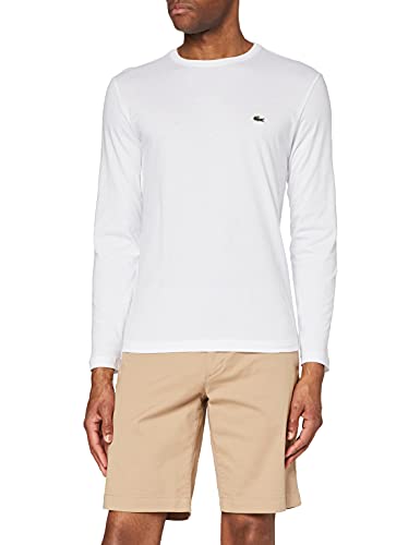 Lacoste Herren TH2040 T-Shirt, White (001), Small von Lacoste