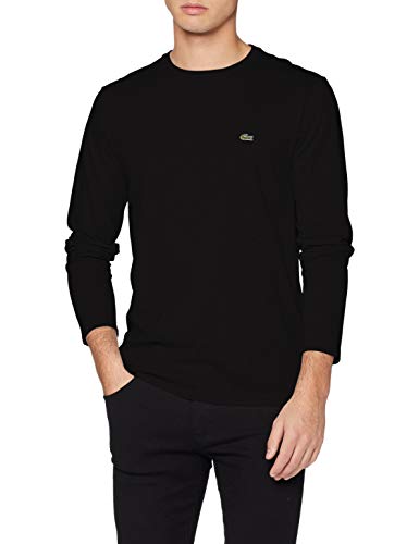 Lacoste Herren T-Shirt TH6712, Schwarz (Noir), Large (Herstellergröße: 5) von Lacoste