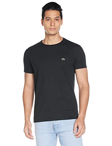 Lacoste Herren T-Shirt Th6709 , Schwarz (Noir) , Small (Herstellergröße: 3) von Lacoste