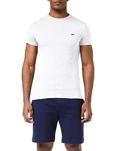 Lacoste Herren T-Shirt Th6709 , Weiß (Blanc) , X-Large (Herstellergröße: 6) von Lacoste