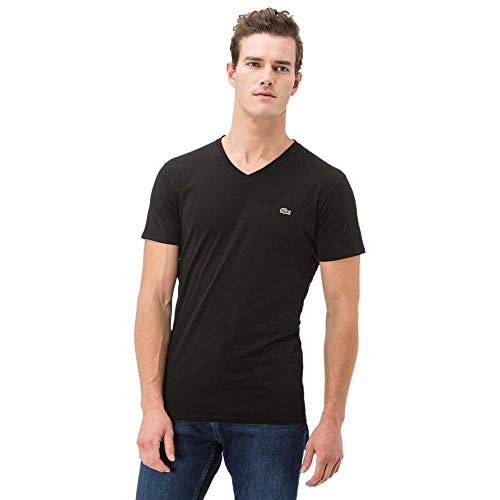 Lacoste Herren TH2036-00 T-Shirt, Schwarz (Black 031), Small (Herstellergröße: 3) von Lacoste