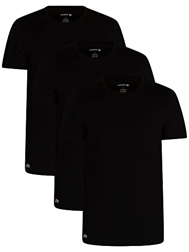 Lacoste Herren Leichte Slim Fit Unterhemd T-Shirt - Schwarz - L von Lacoste