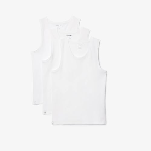 Lacoste Herren TH3441 Schlafanzugoberteil, Blanc, XXL von Lacoste