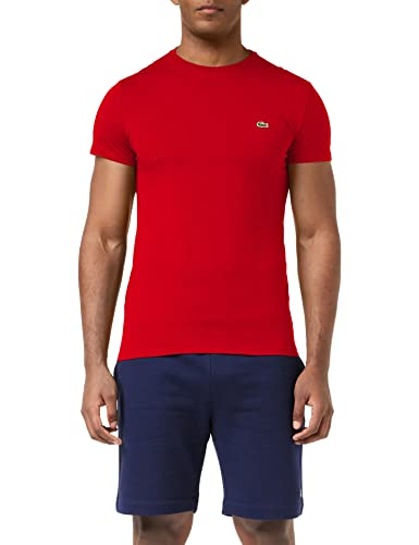 Lacoste Herren TH6709 T-Shirt, Rouge, S von Lacoste