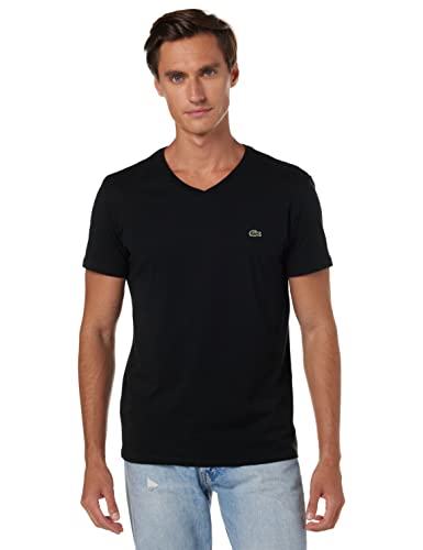 Lacoste Herren TH6710 T-Shirt, Noir, L von Lacoste